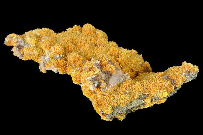 Orpiment With Tabular Barite Crystals - Peru #169075